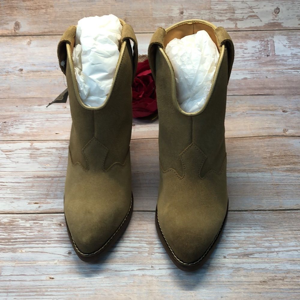 DINGO Tan Flannie Leather Booties - Picture 3 of 10